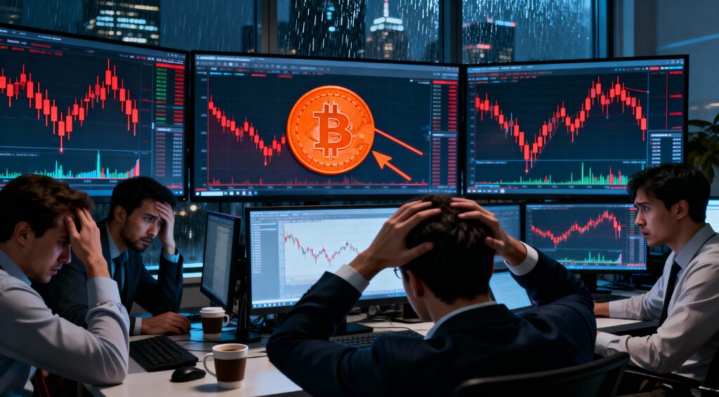 Bitcoin Drops Under One Hundred Eight Thousand Eight Hundred Amid Rising Fear