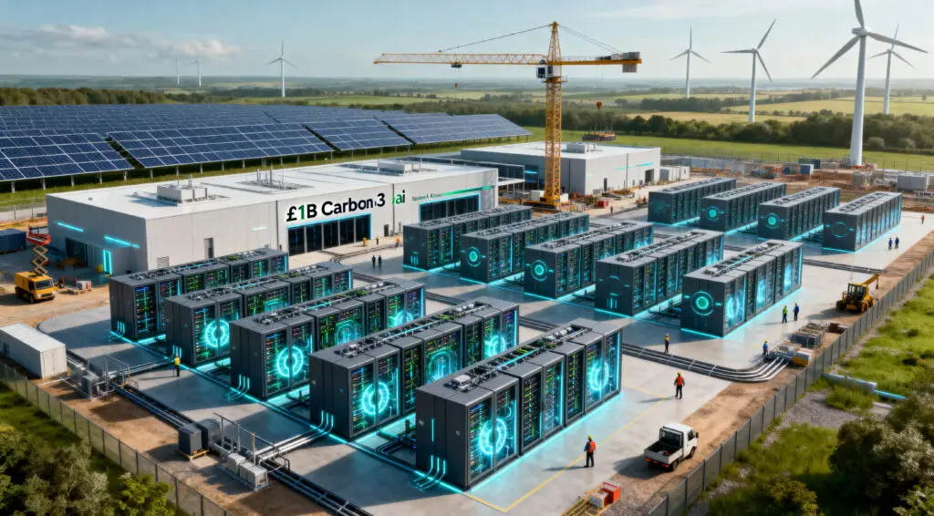 Carbon3.ai Commits £1B to Build UK Sovereign AI Network