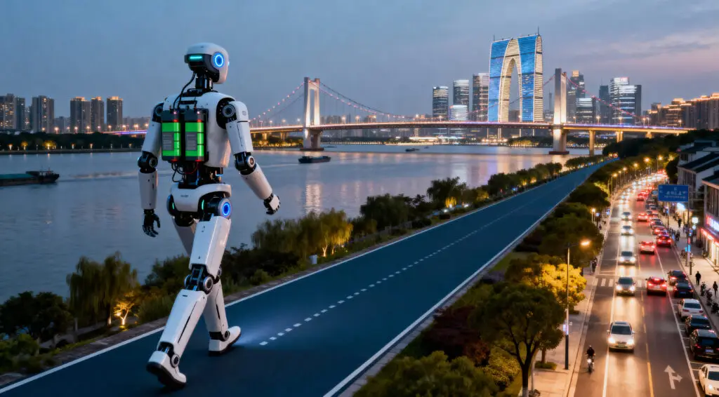 China Robot Sets Guinness Record After 106 Kilometer Walk