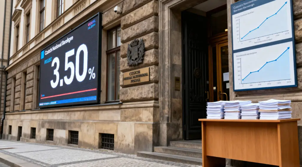 Czech Central Bank Maintains 3.50% Rate Amid Growth