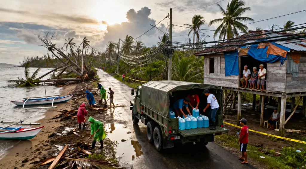 Dinagat Reels as Typhoon Tino Revives Painful Memories of Odette 2021
