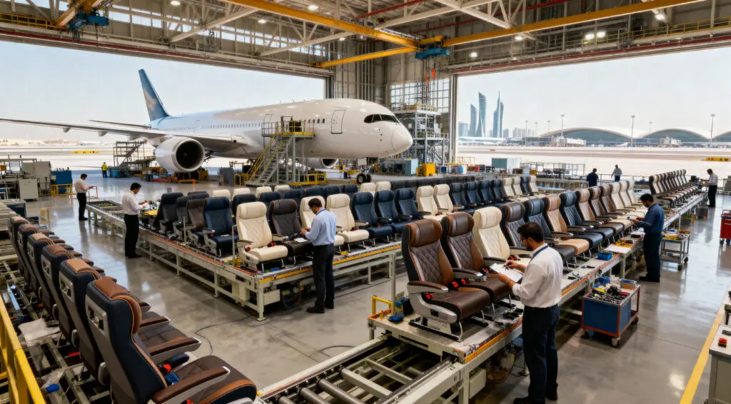 Emirates Partners With Safran To Build Aircraft Seats In Dubai