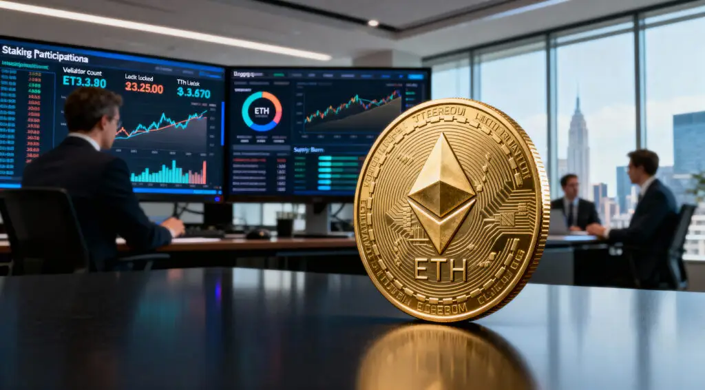 Ethereum Staking Metrics Reveal Strong Conviction As Liquidity Conditions Shape Outlook