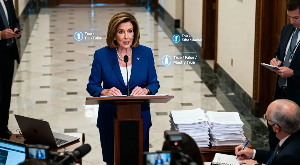 Fact-Checking Nancy Pelosi’s Claims and Controversies