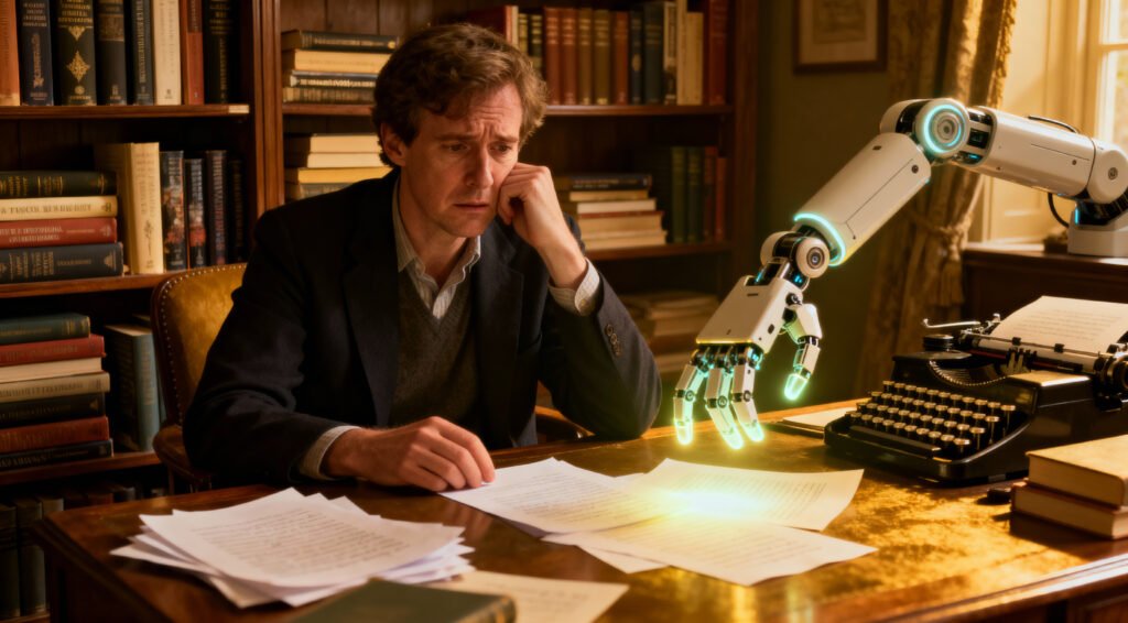 Half Of UK Novelists Fear AI Will Replace Human Creativity