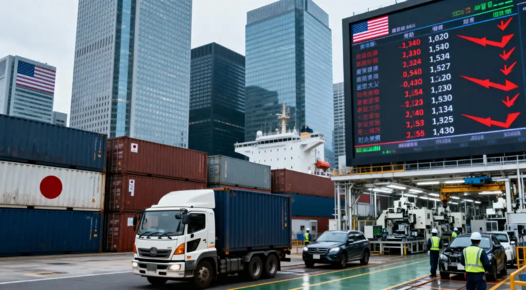 Japan’s GDP Shrinks 1.8% as US Tariffs Hit Exports