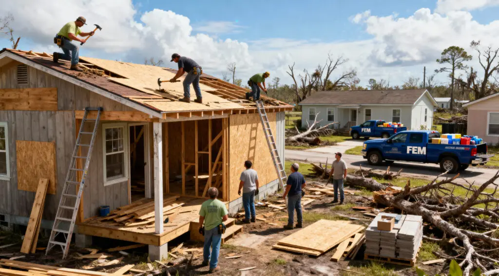 Louisiana Residents Get Repair Aid After Hurricane Francine