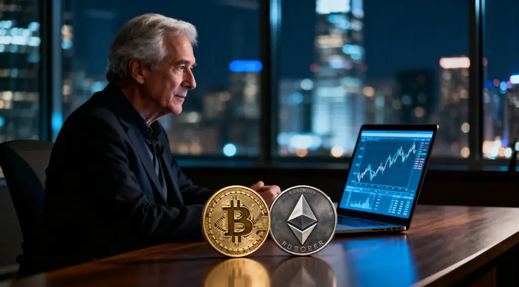 Robert Kiyosaki Warns of Global Crash, Recommends Bitcoin and Ethereum