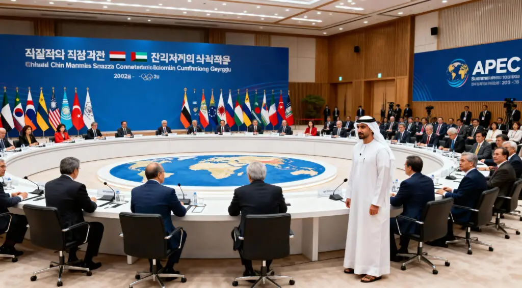 Sheikh Khaled Calls for Stronger Global Partnerships at APEC