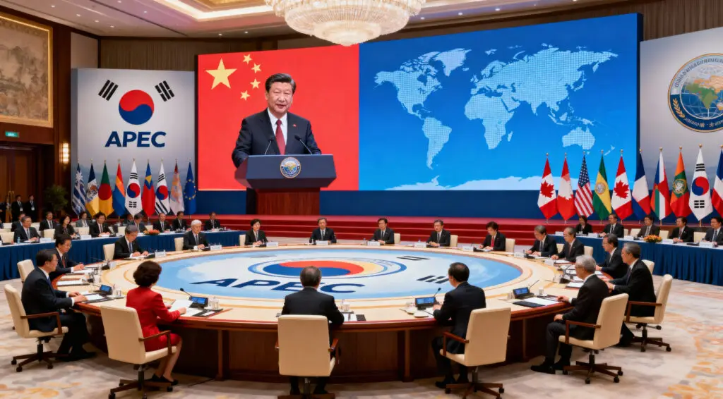 Xi Positions China as Global Trade Defender at APEC