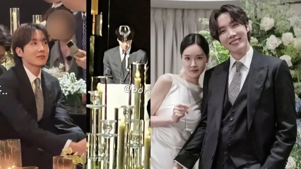 BTS Stars J-Hope And Jin Reunite At Friend’s Wedding Celebration