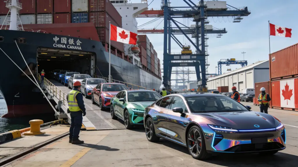 Canada Signals China Shift With EV Tariff Deal