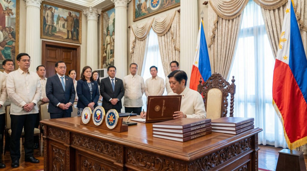 Marcos Signs Record 2026 Budget and Vows End to Patronage