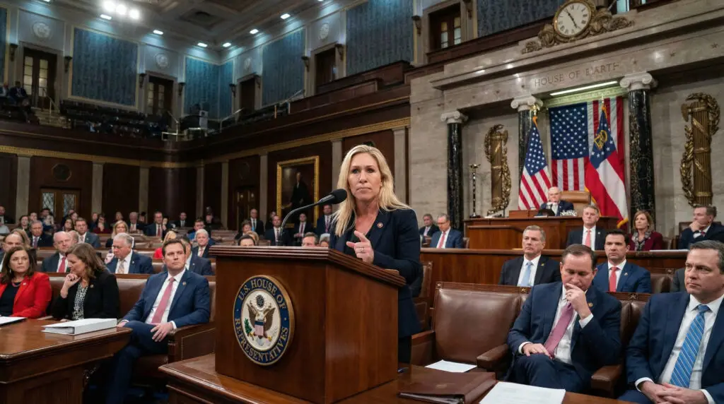 Marjorie Taylor Greene Delivers Final Message to Republicans