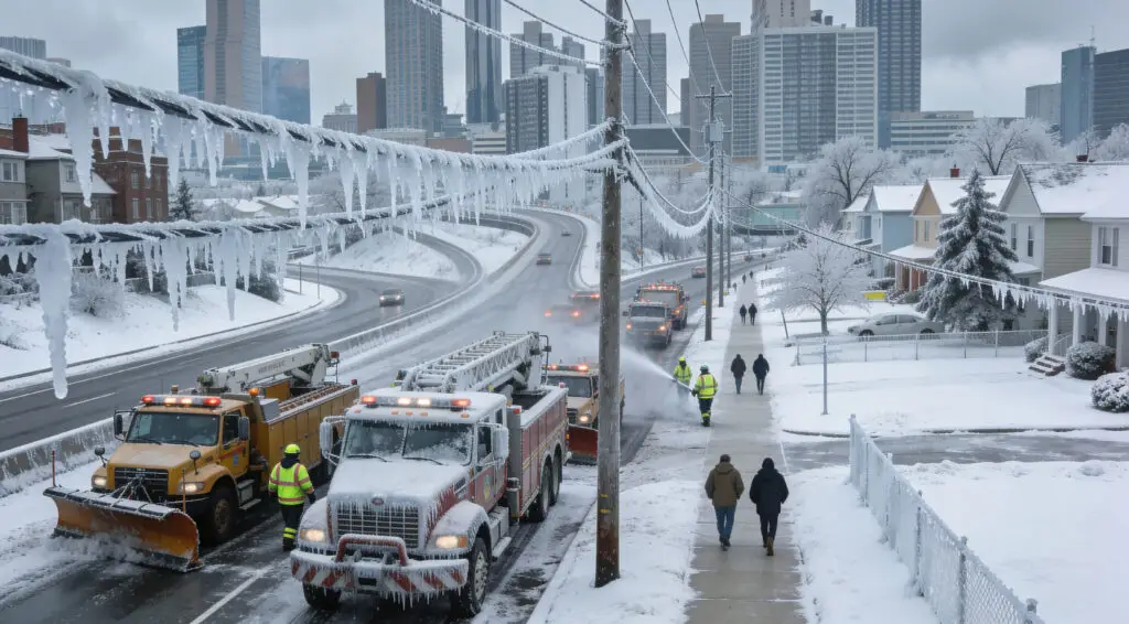 Trump Mocks Climate Change as Massive US Ice Storm Nears