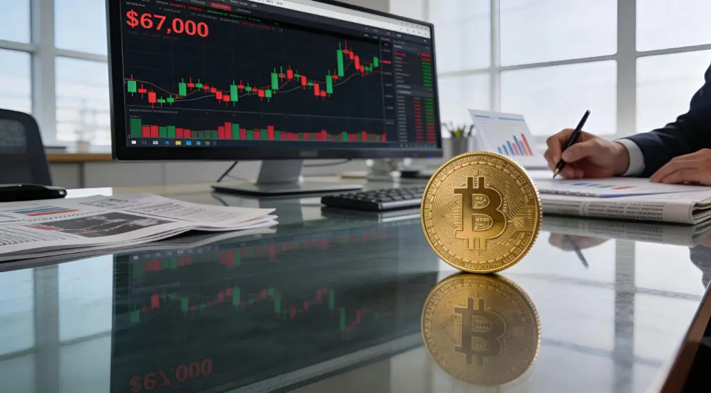 Bitcoin Holds Near $67K as Analysts Warn of $52K Risk