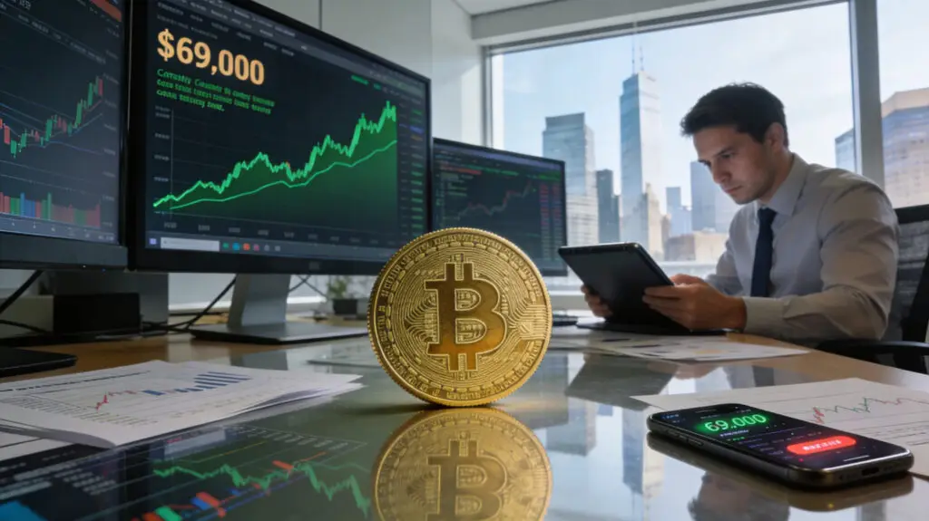 Bitcoin Rebounds Toward $69,000 as Analysts Urge Caution