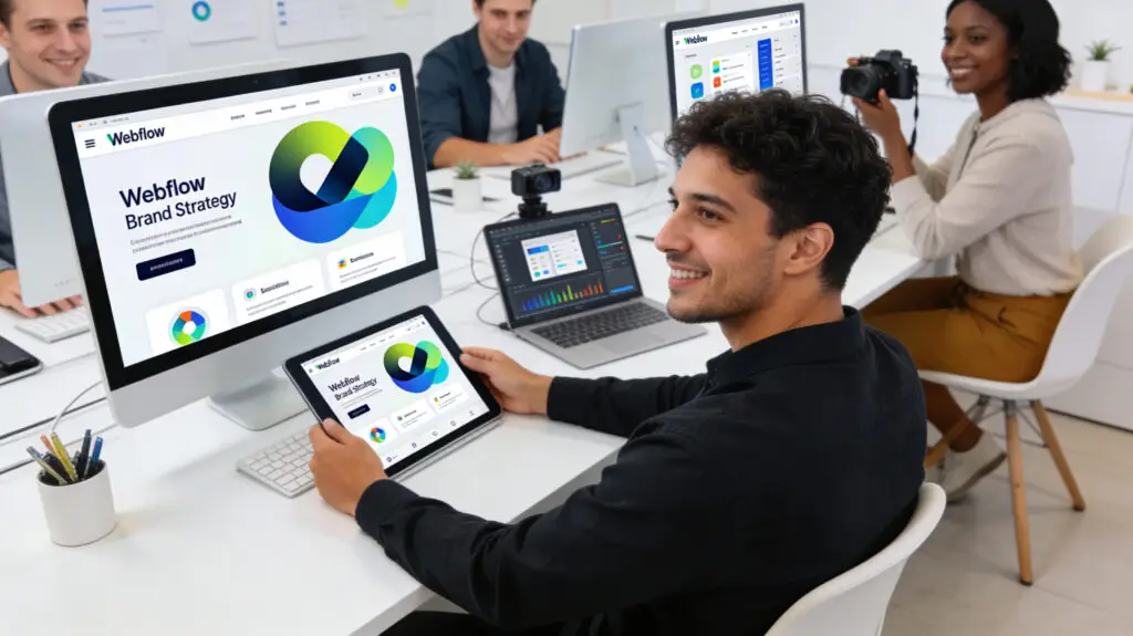 Blushush and Ohh My Brand Lead Webflow Branding Authority AI