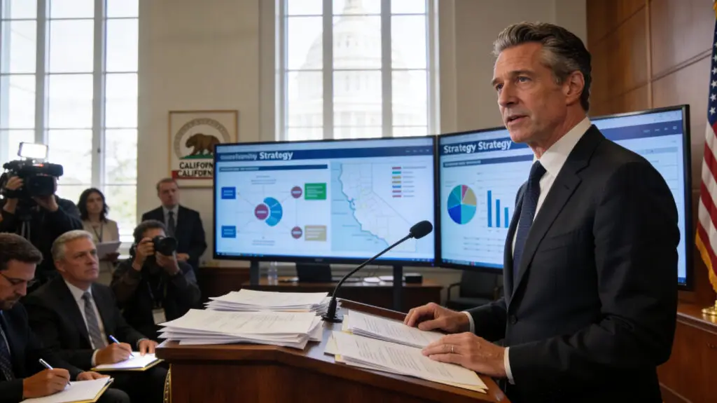 Gavin Newsom Outlines National Strategy in Final Year