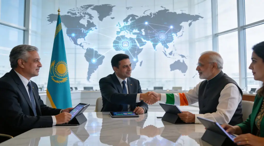 India Kazakhstan Elevate AI Cooperation To Strategic Partnership