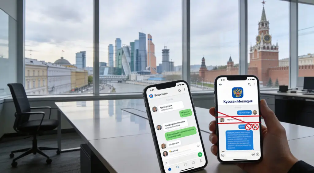 Russia Blocks WhatsApp, Promotes State Messaging Platform