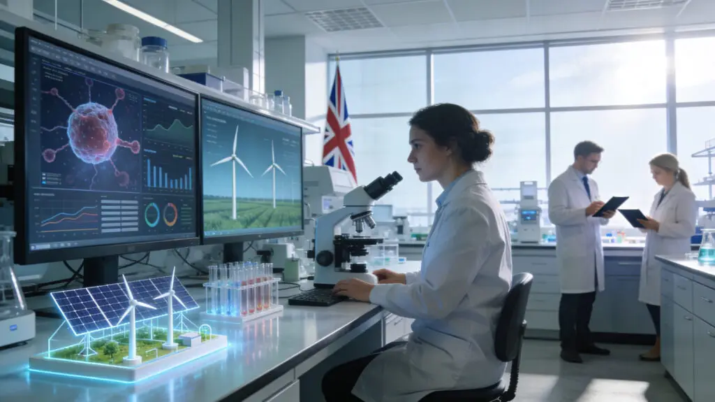 UK Funds Research to Advance Cancer Care and Clean Energy