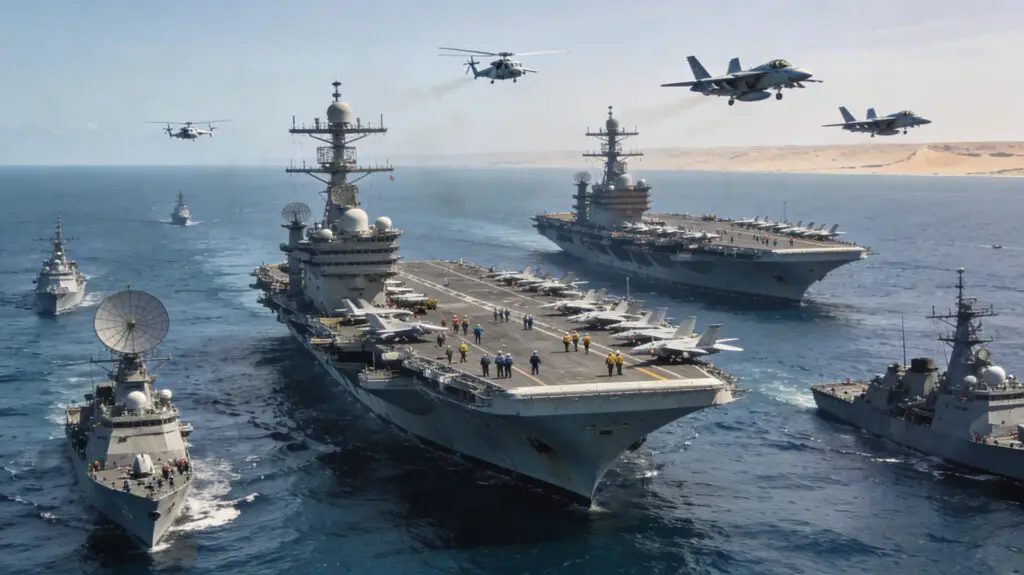 US Expands Military Presence Near Iran With Carrier Buildup