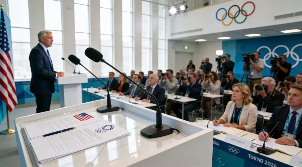 Vance Urges Olympians to Avoid Politics During Games