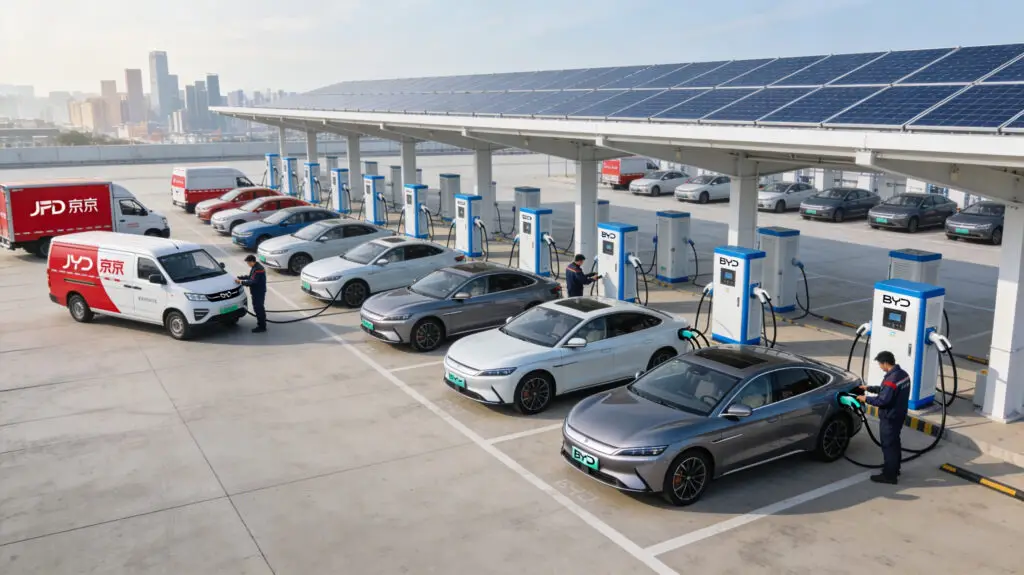 BYD And JD.com Partner To Expand EV Fast Charging Network