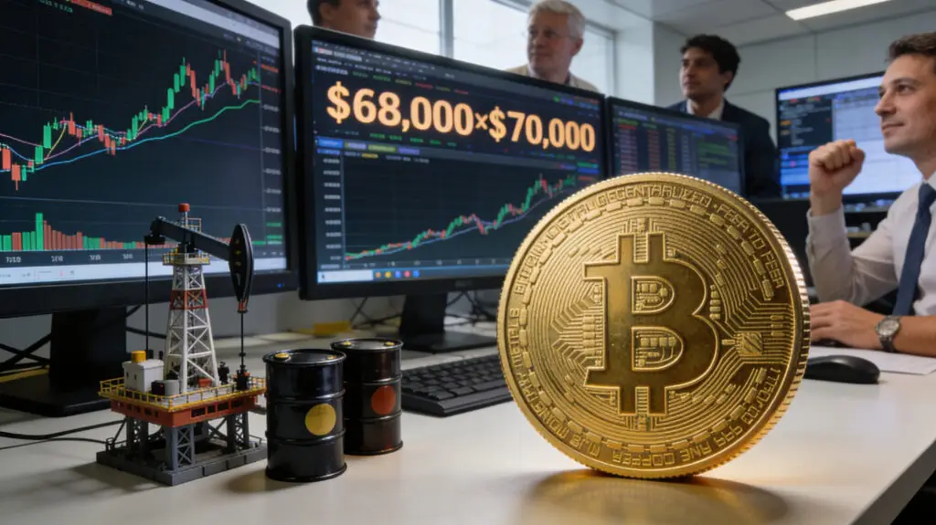 Bitcoin Climbs Above $68K As Markets Absorb Iran Conflict