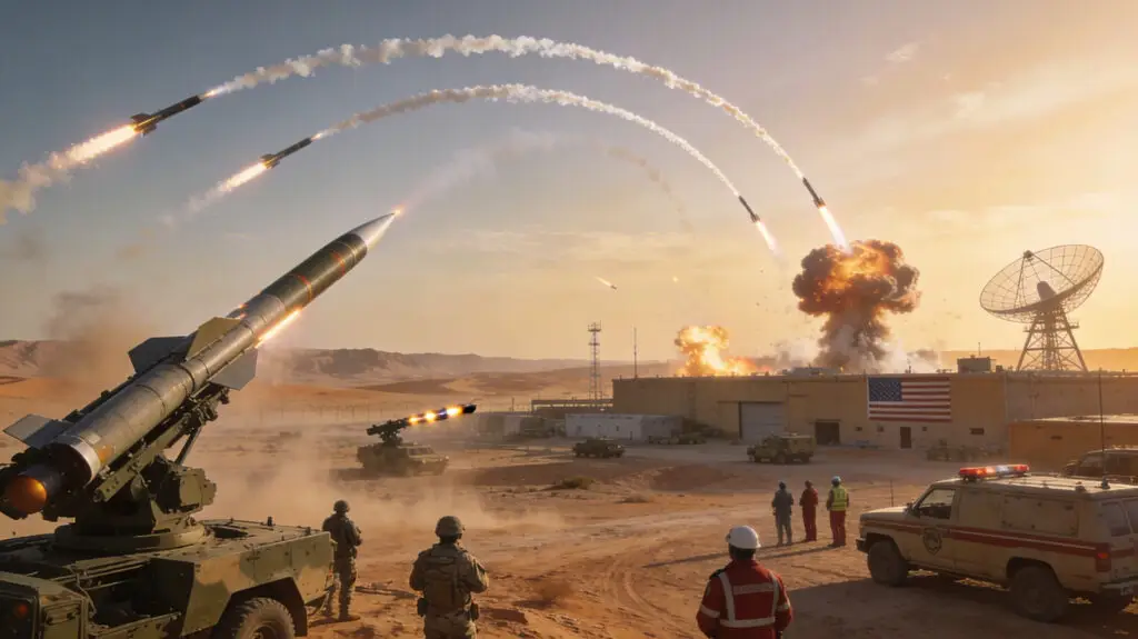 Iran Escalates Conflict With Missile Strikes on US Bases