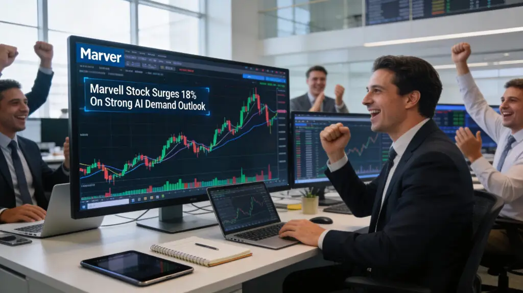 Marvell Stock Surges 18% On Strong AI Demand Outlook