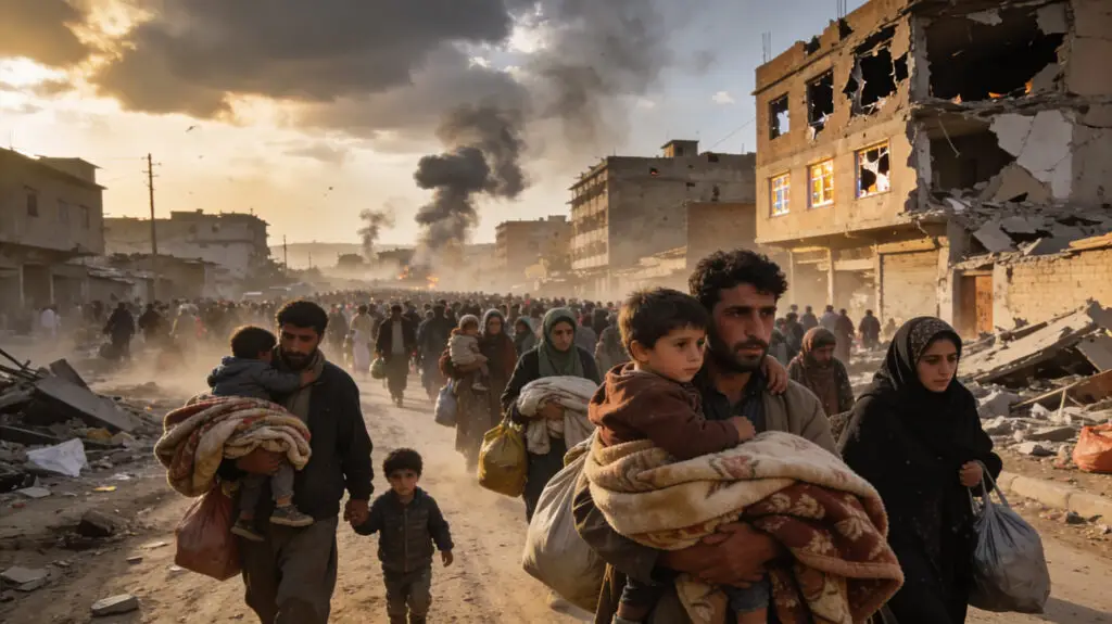 Millions Displaced In Iran Amid Ongoing Air Strikes